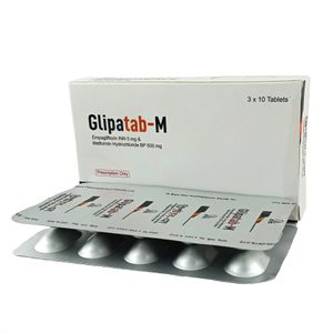 Glipatab-M 500 5mg+500mg Tablet