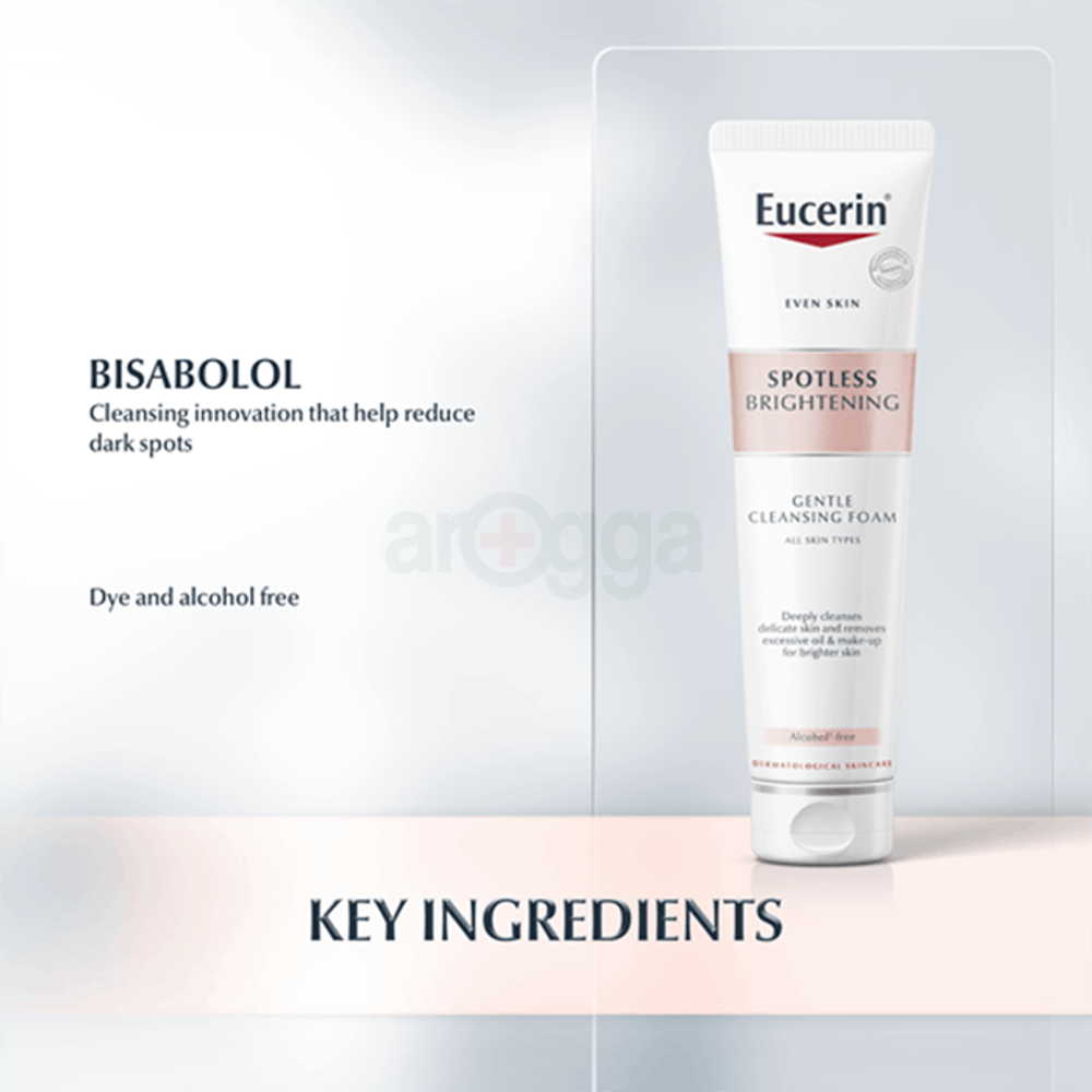Eucerin Even Skin Spotless Brightening Gentle Cleansing Foam for All Skin Types  
