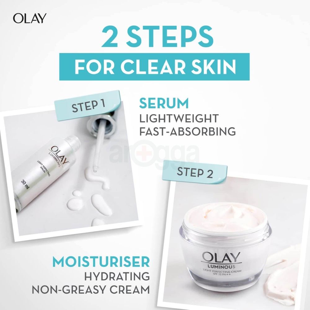 Olay Luminous Niacinamide Cream SPF 15++ for Radiant Glow  
