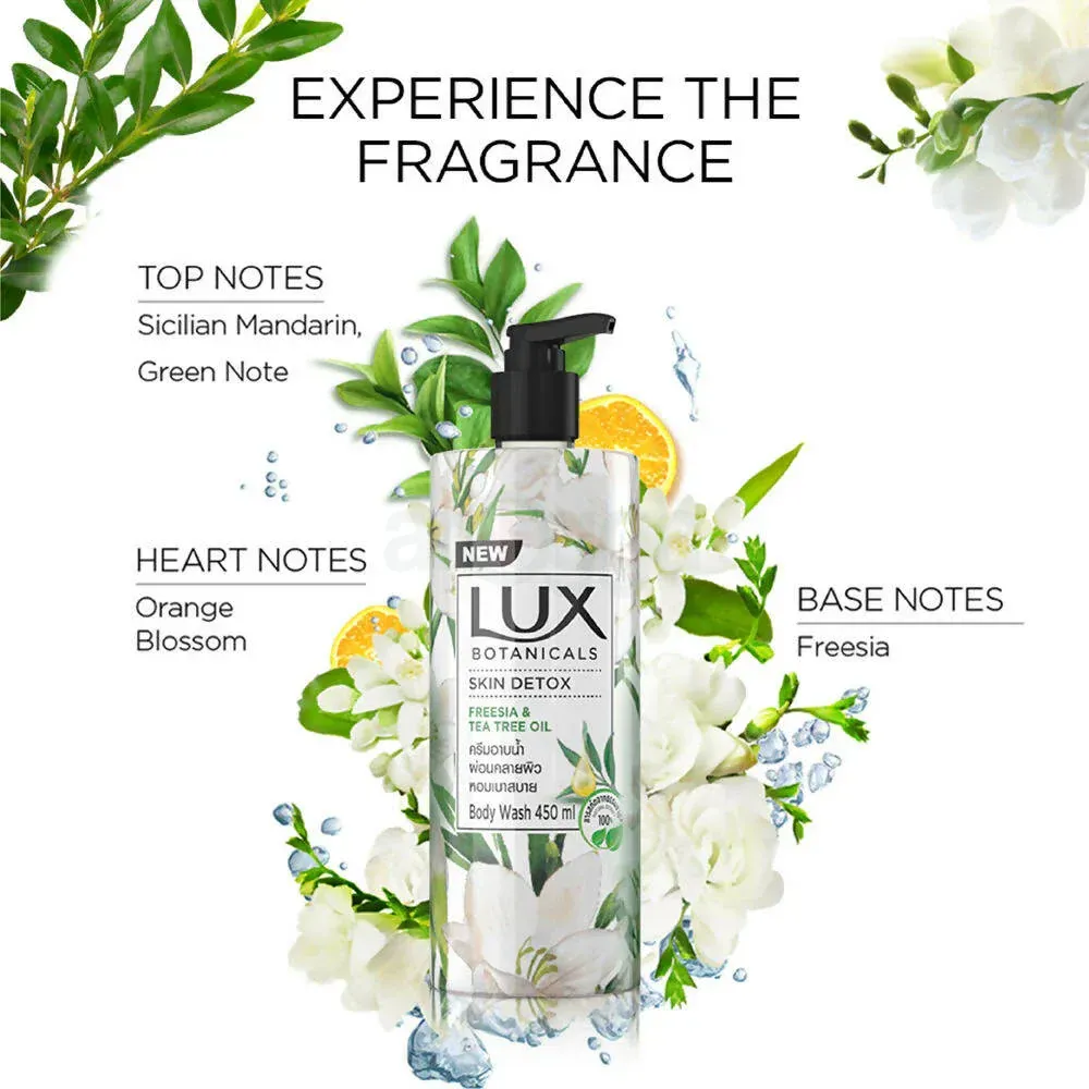 Lux Botanicals Skin Detox Body Wash with Freesia & Tea Tree Oil  