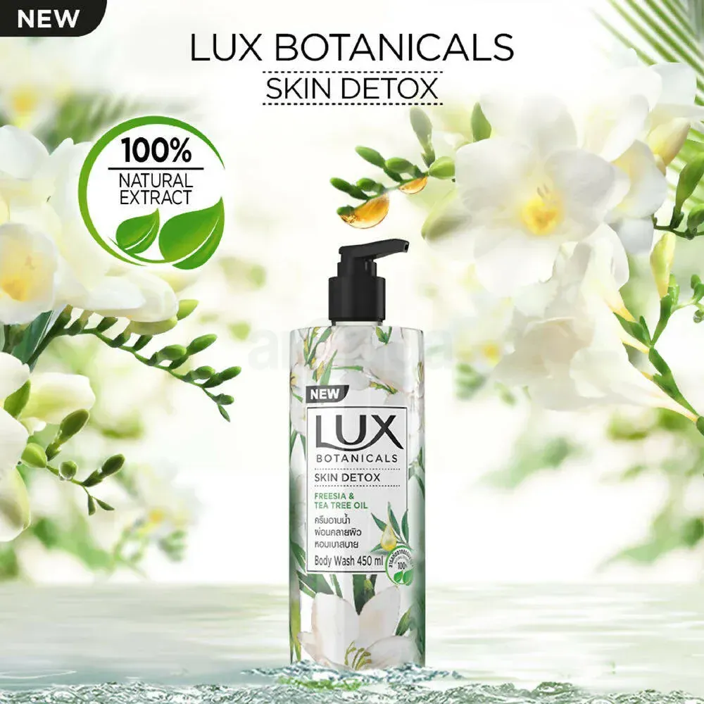 Lux Botanicals Skin Detox Body Wash with Freesia & Tea Tree Oil  