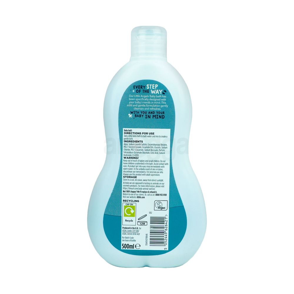 ASDA Little Angels Baby Bath 500ml  