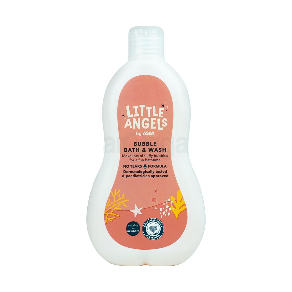ASDA Little Angels Baby Bubble Bath & Wash 500ml  