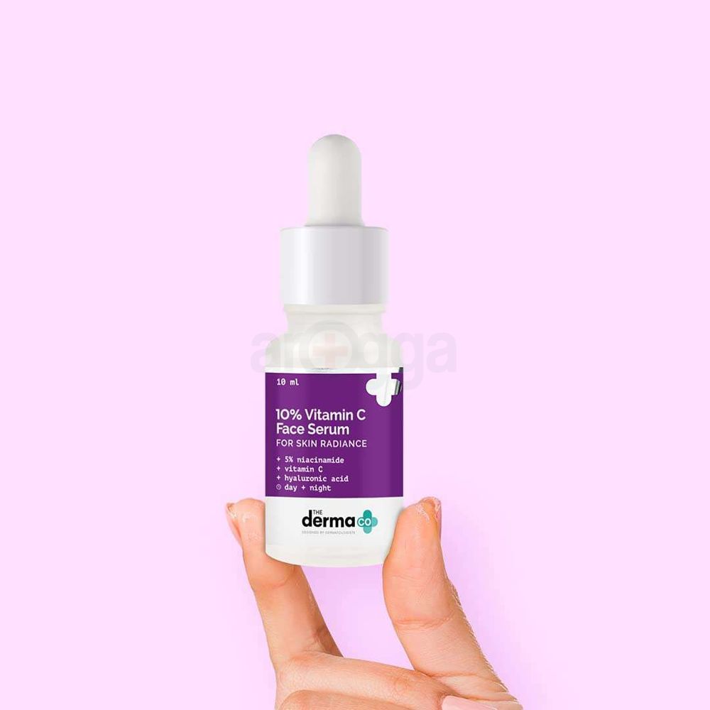 The Derma Co 10% Vitamin C Face Serum for Skin Radiance 10ml  