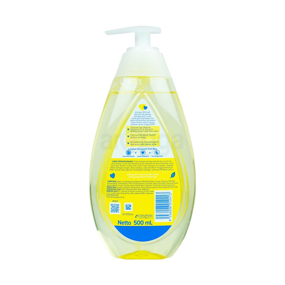 Johnson's Baby Top to Toe Hair & Body  Baby Bath 500ml  