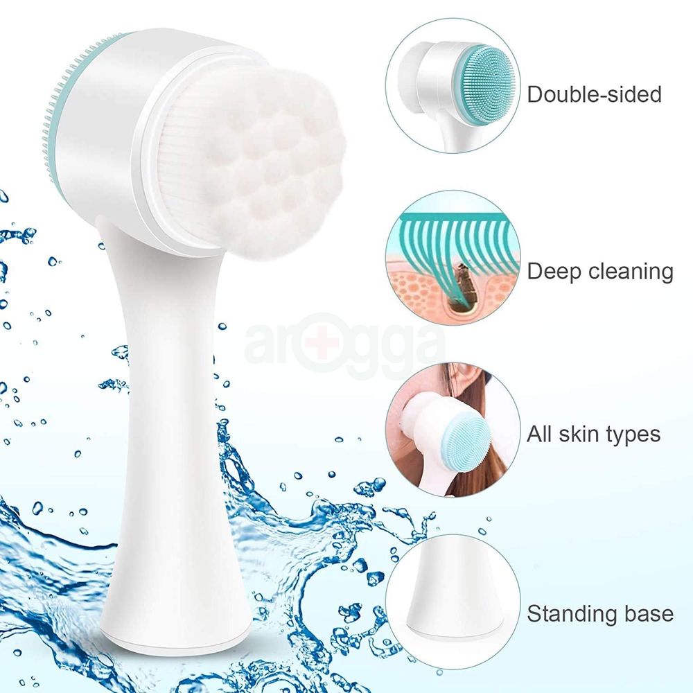 Oyumea Double Sided Massage Cleanser Brush  