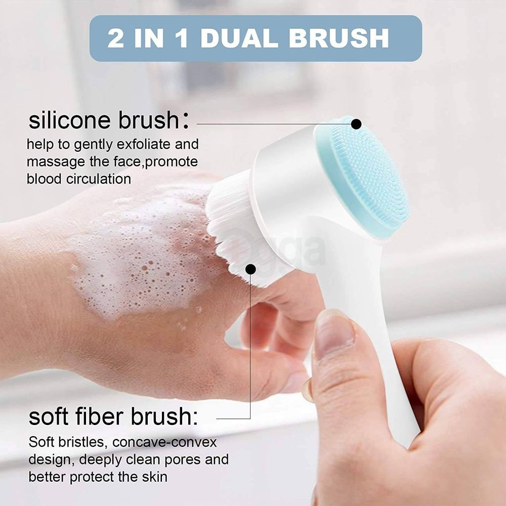 Oyumea Double Sided Massage Cleanser Brush  