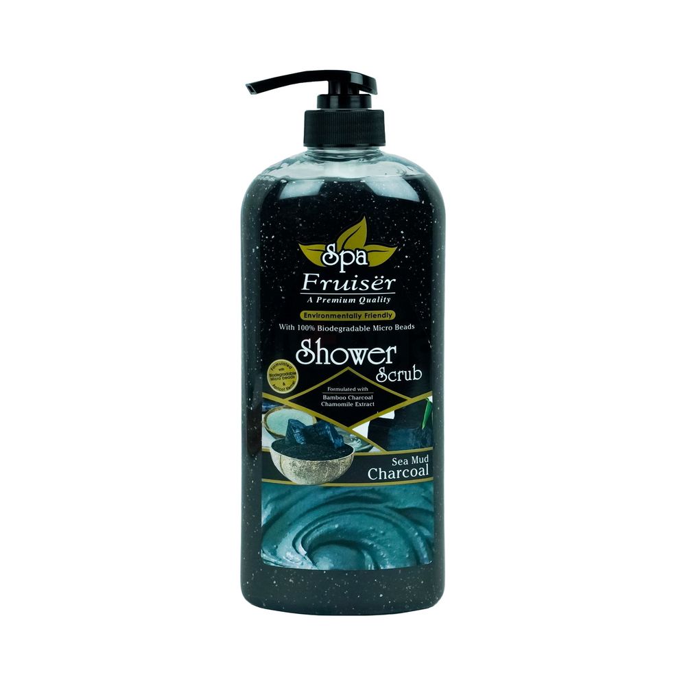 Fruiser Sea Mud Charcoal Shower Scrub  