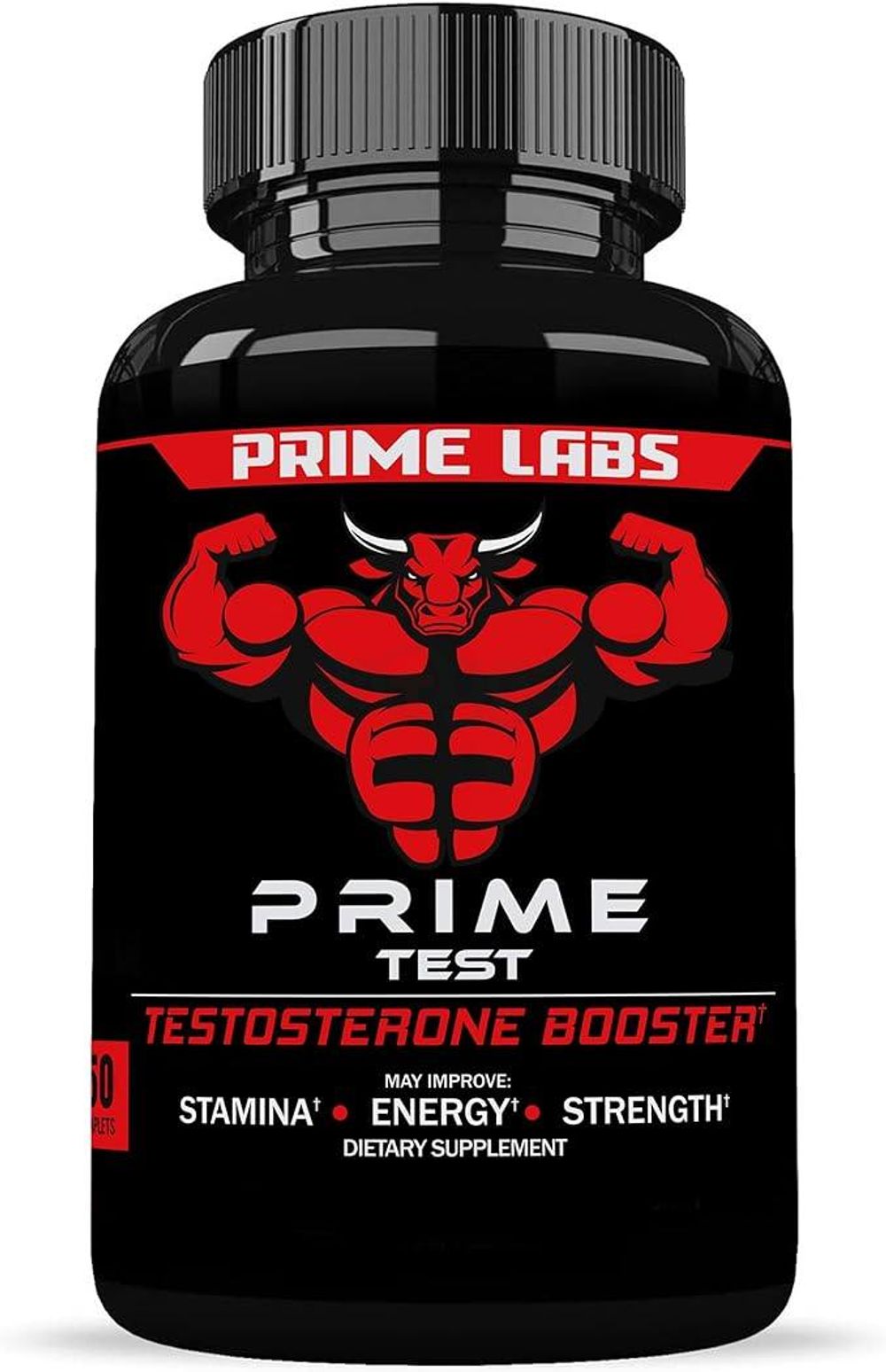 Prime Labs - Men's Testosterone Booster - Stamina, Endurance, & Strength Booster - 60 Caplets  