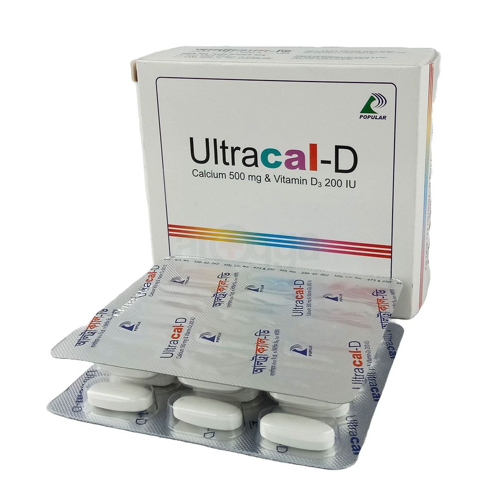 Ultracal-D 500mg+200IU tablet