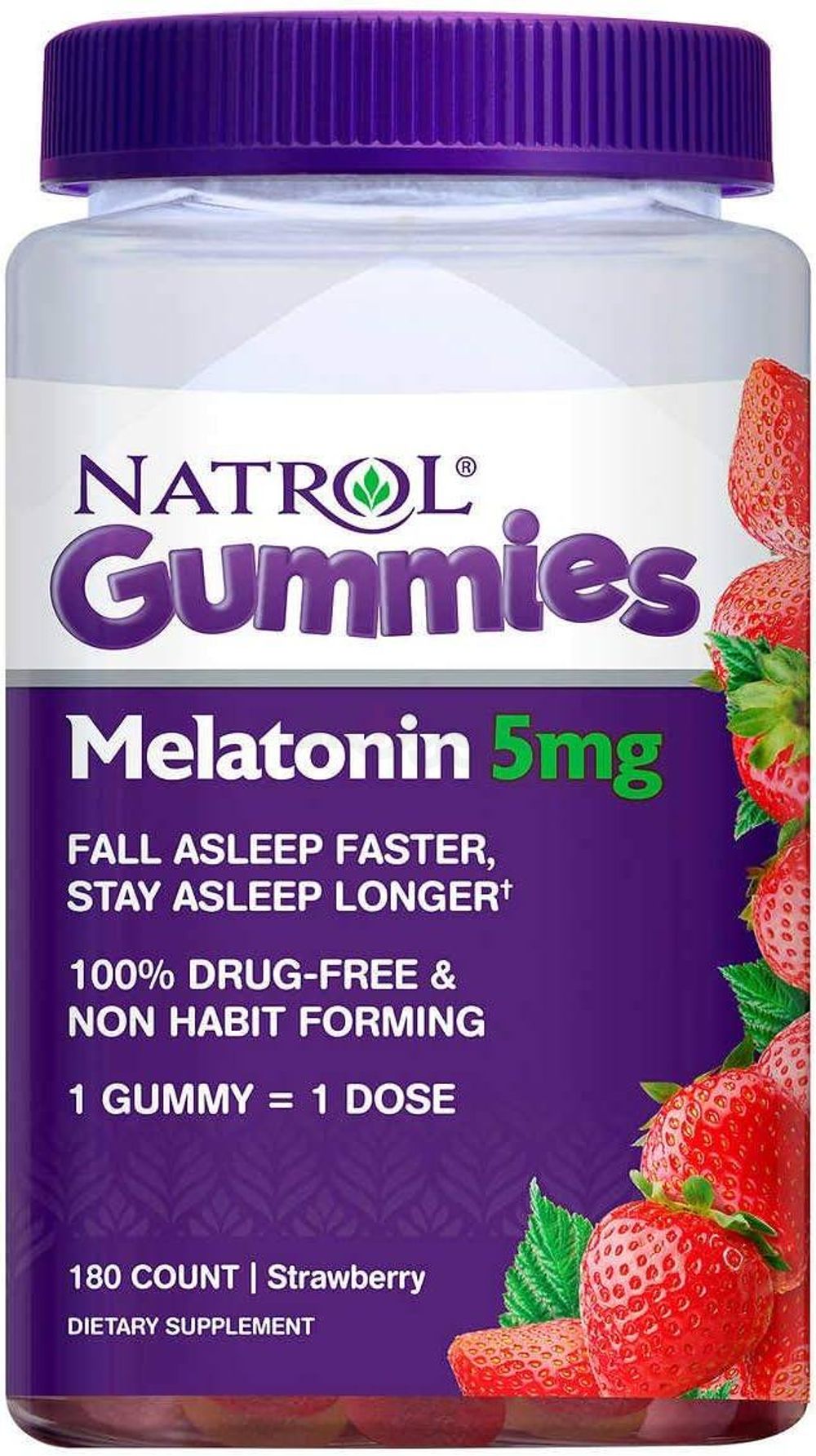 Natrol Melatonin 5mg 180 Gummies   