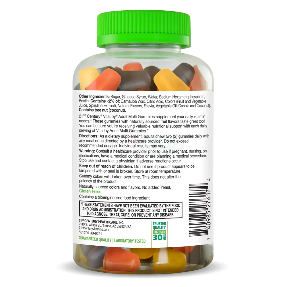 21st Century Vita Joy Adult Multivitamin 75 Gummies  