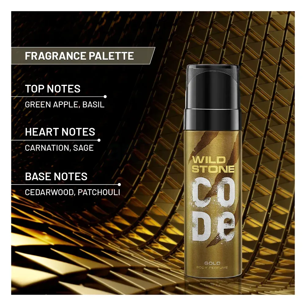 Wild Stone Code Gold Body Perfume  