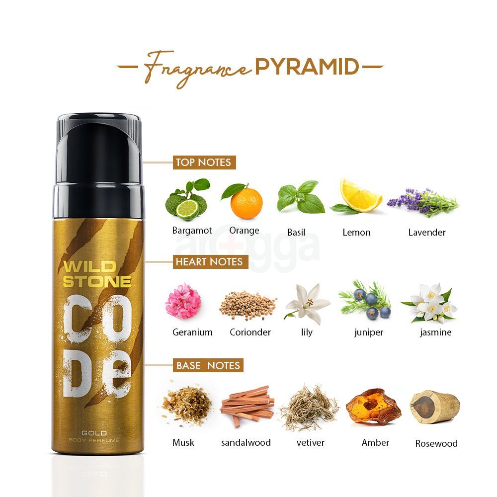 Wild Stone Code Gold Body Perfume  