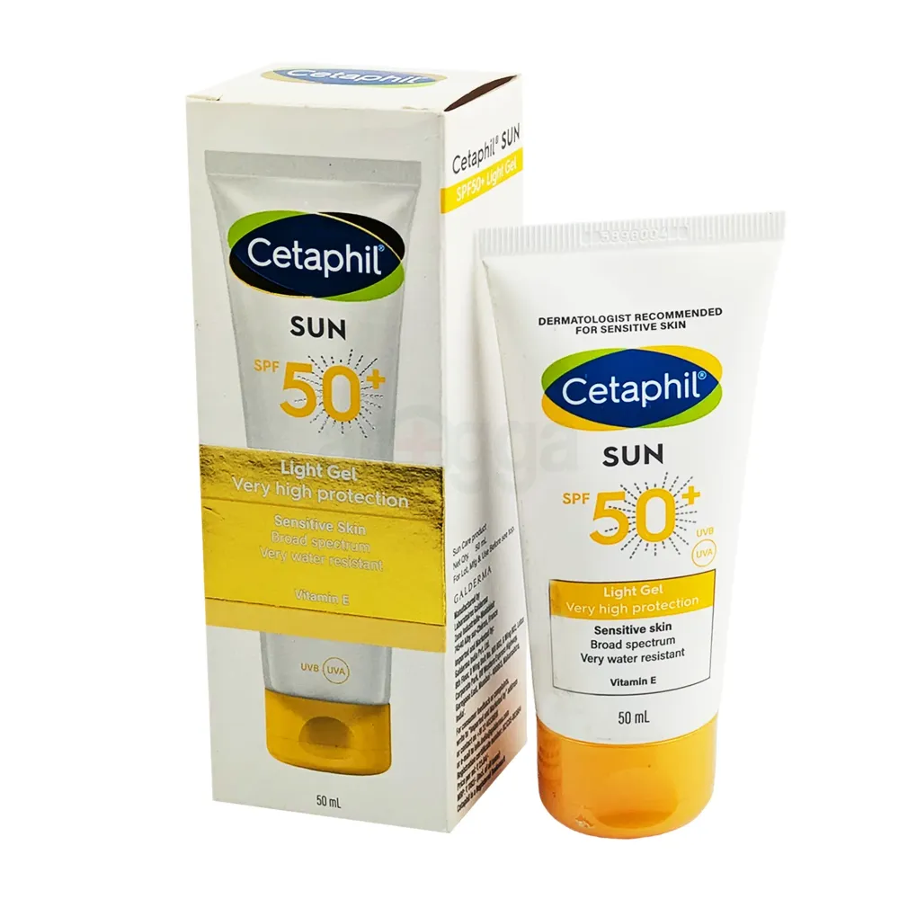 Cetaphil Very High Protection Sun Light Gel SPF 50+ for Sensitive Skin  