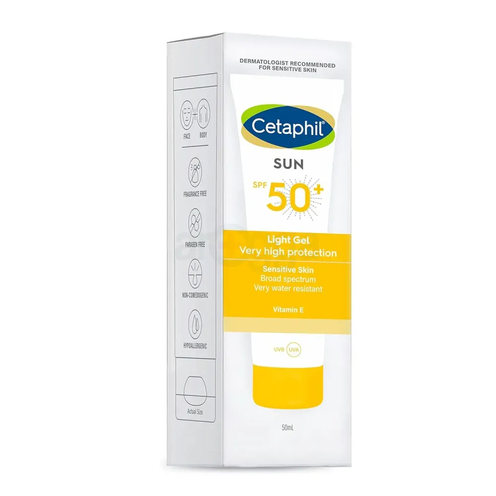 Cetaphil Very High Protection Sun Light Gel SPF 50+ for Sensitive Skin  
