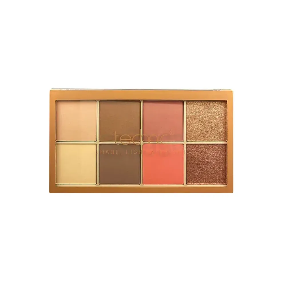 Technic Shade, Light & Bright Contour, Blush & Highlighter Palette  