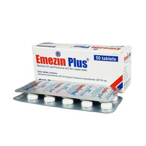 Emezin Plus 25mg+50mg Tablet