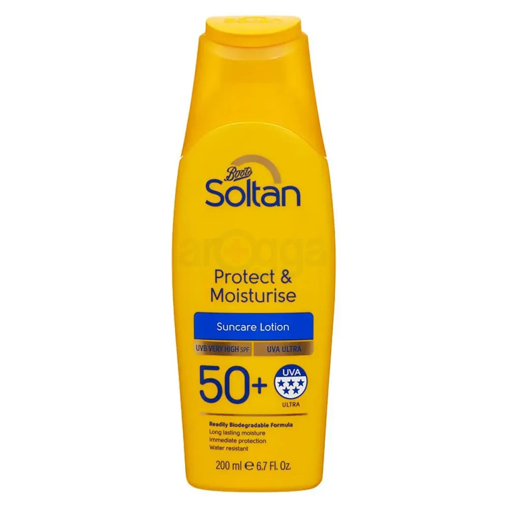 Boots Soltan Protect & Moisture Suncare Lotion with SPF 50+  