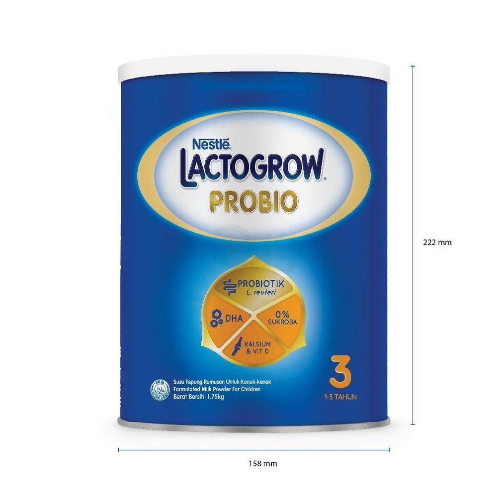 Nestle Lactogrow Step 3 Probio Formulated Milk Powder for Children 1-3 Years  