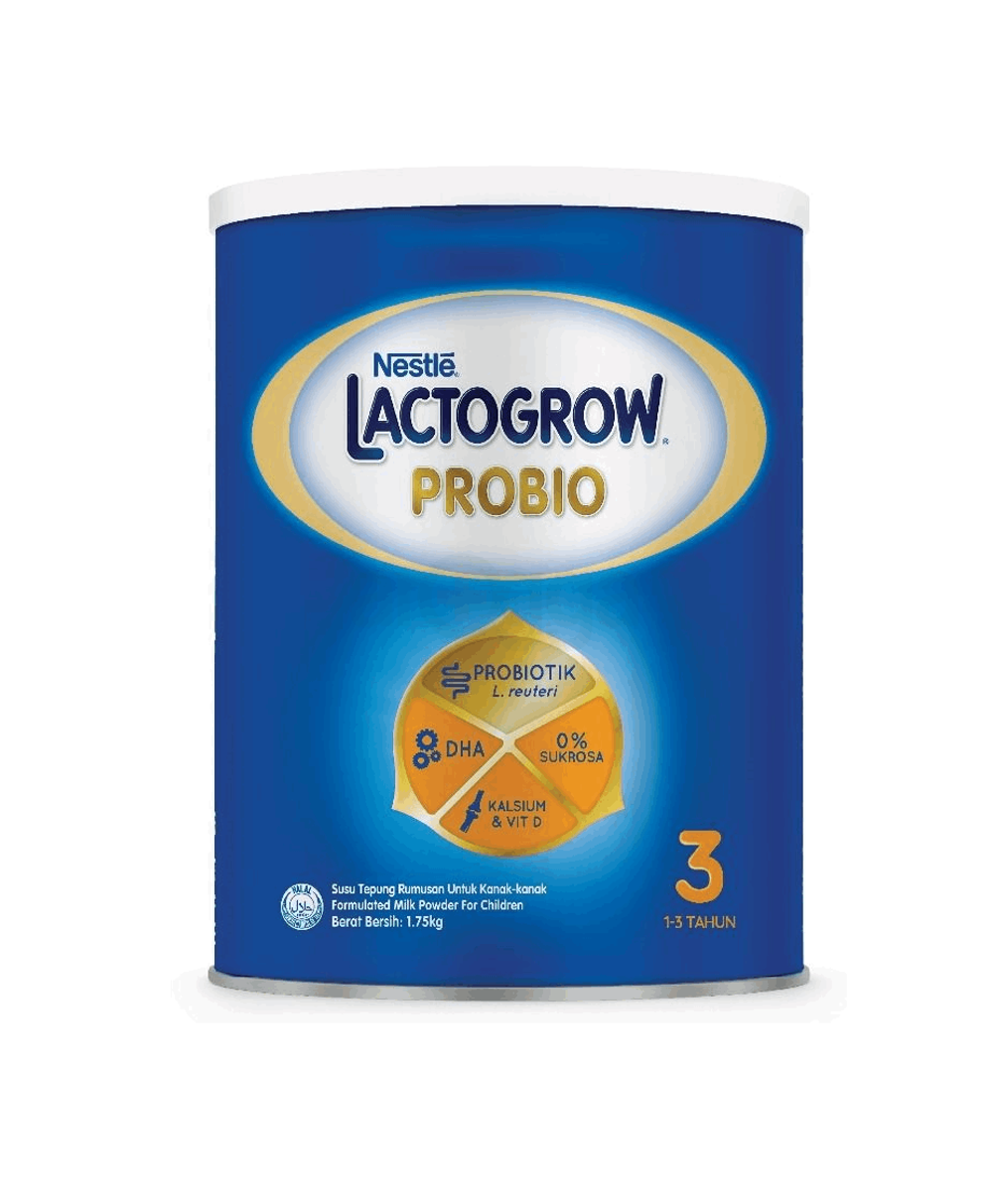 Nestle Lactogrow Step 3 Probio Formulated Milk Powder for Children 1-3 Years  