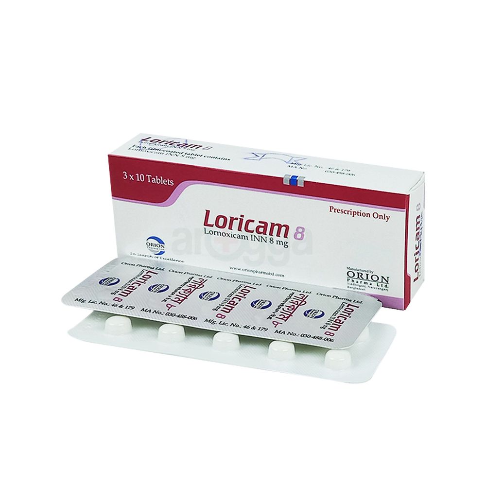 Loricam 8mg tablet