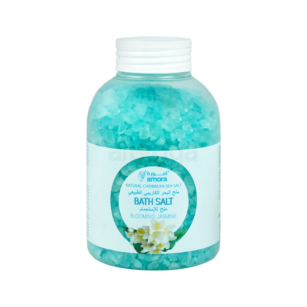 Amora Natural Caribbean Bath Sea Salt Blooming Jasmine 600gm  