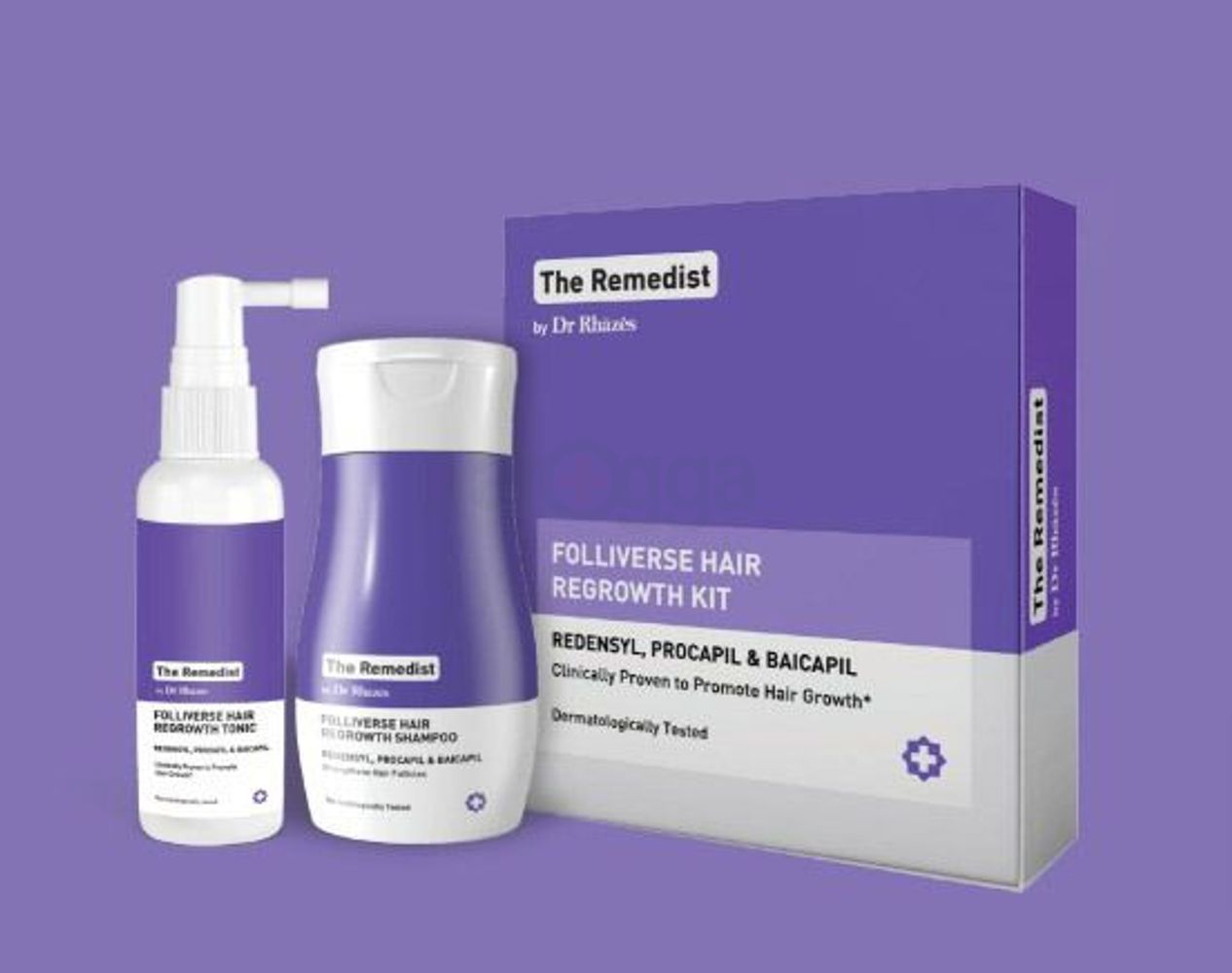 The Remedist by Dr Rhazes Folliverse Hair Regrowth Kit 160ml  