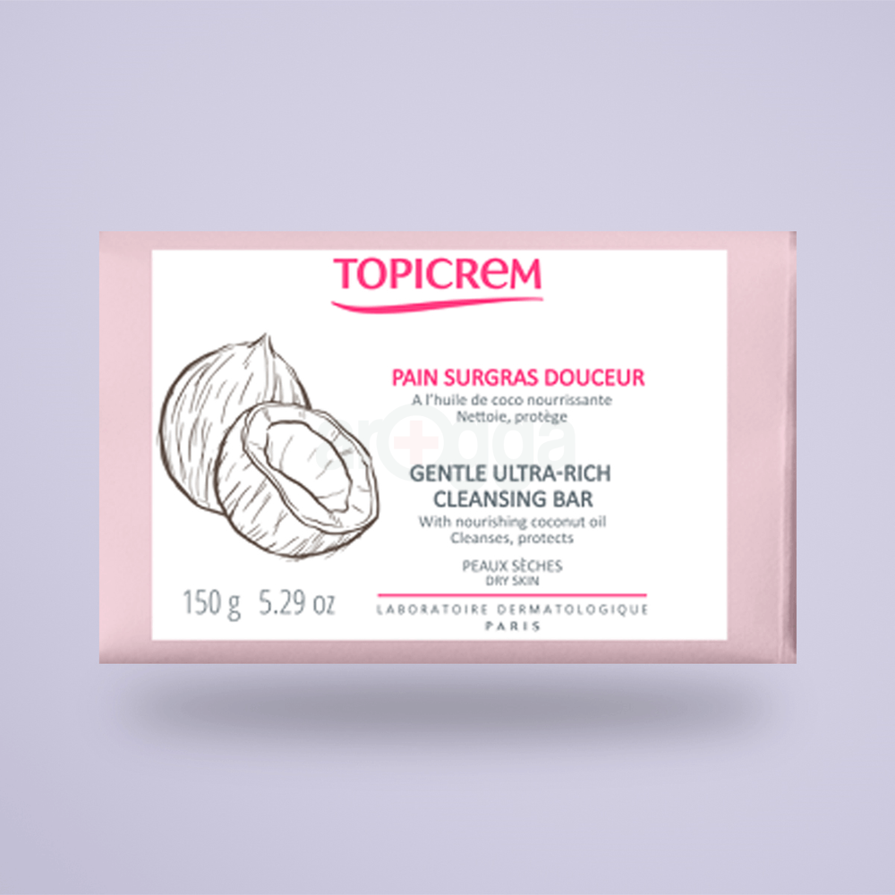 Topicrem Gentle Ultra-Rich Cleansing Bar 150gm  