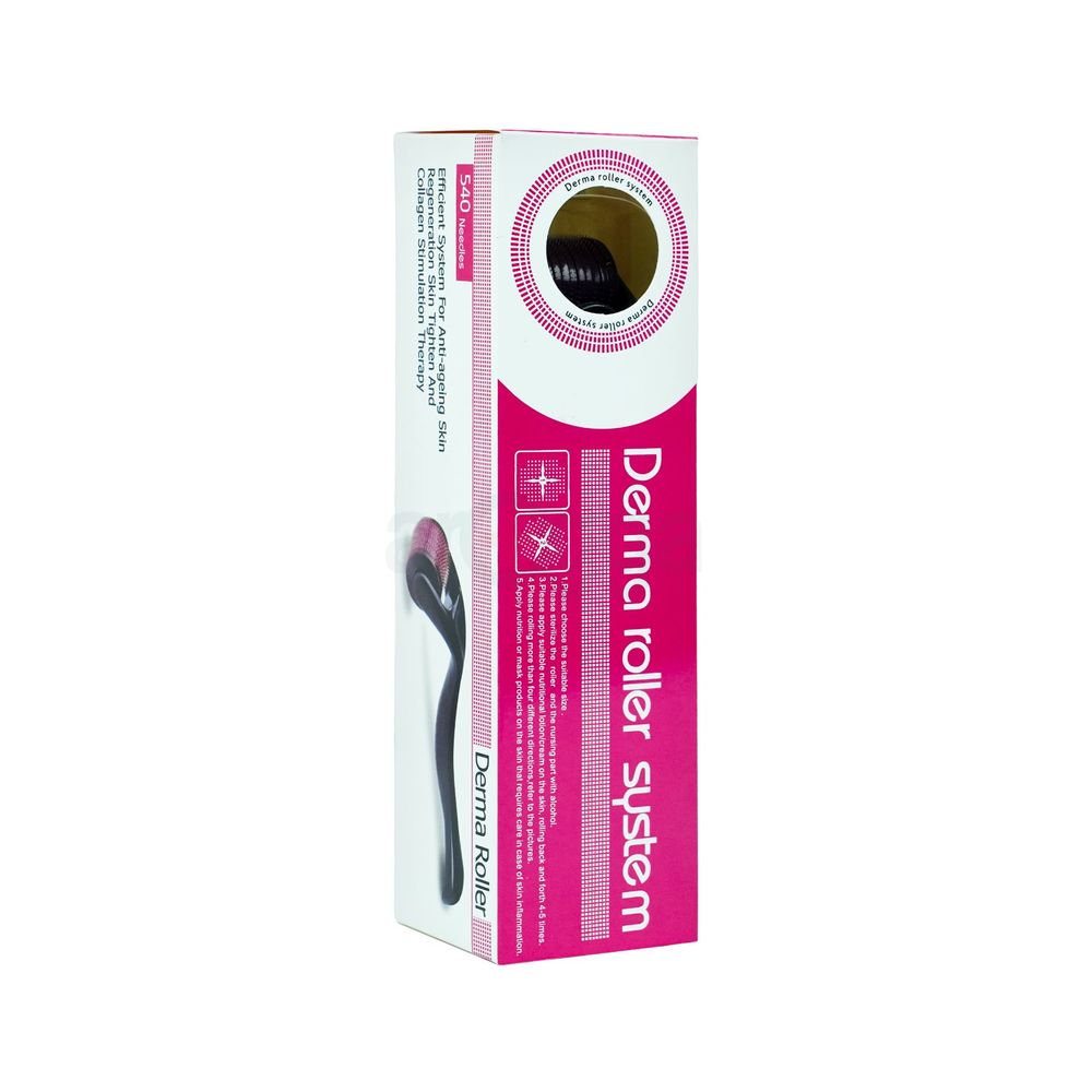 Derma Roller System 540 Needles Derma for Face and Skin Care - 0.75mm  