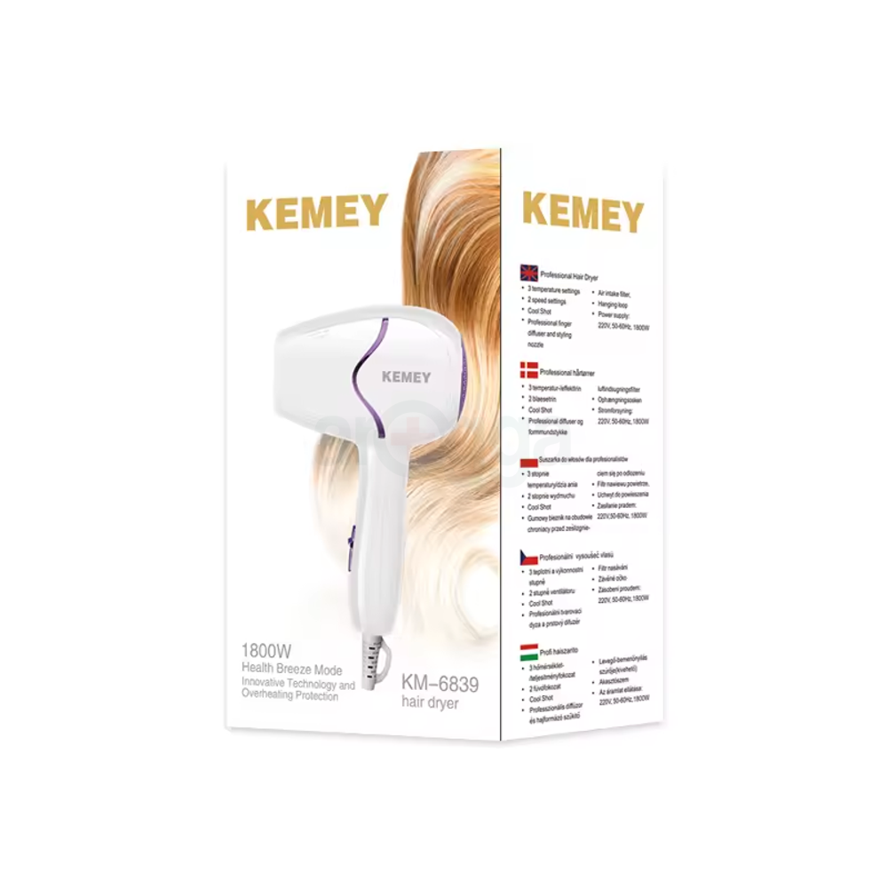 Kemey Professional Hair Dryer KM- 6839  