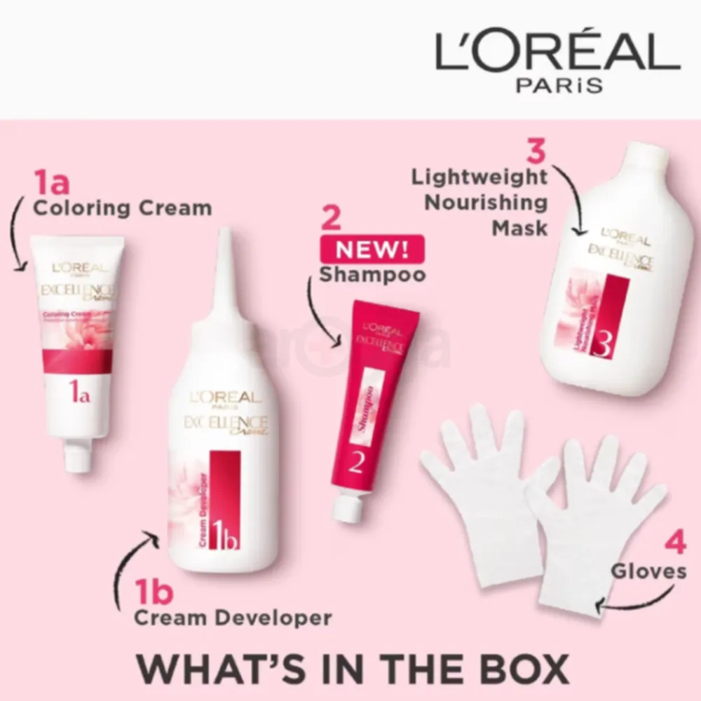 Loreal Paris Excellence Creme Hair Color 6.35 Light Amber  