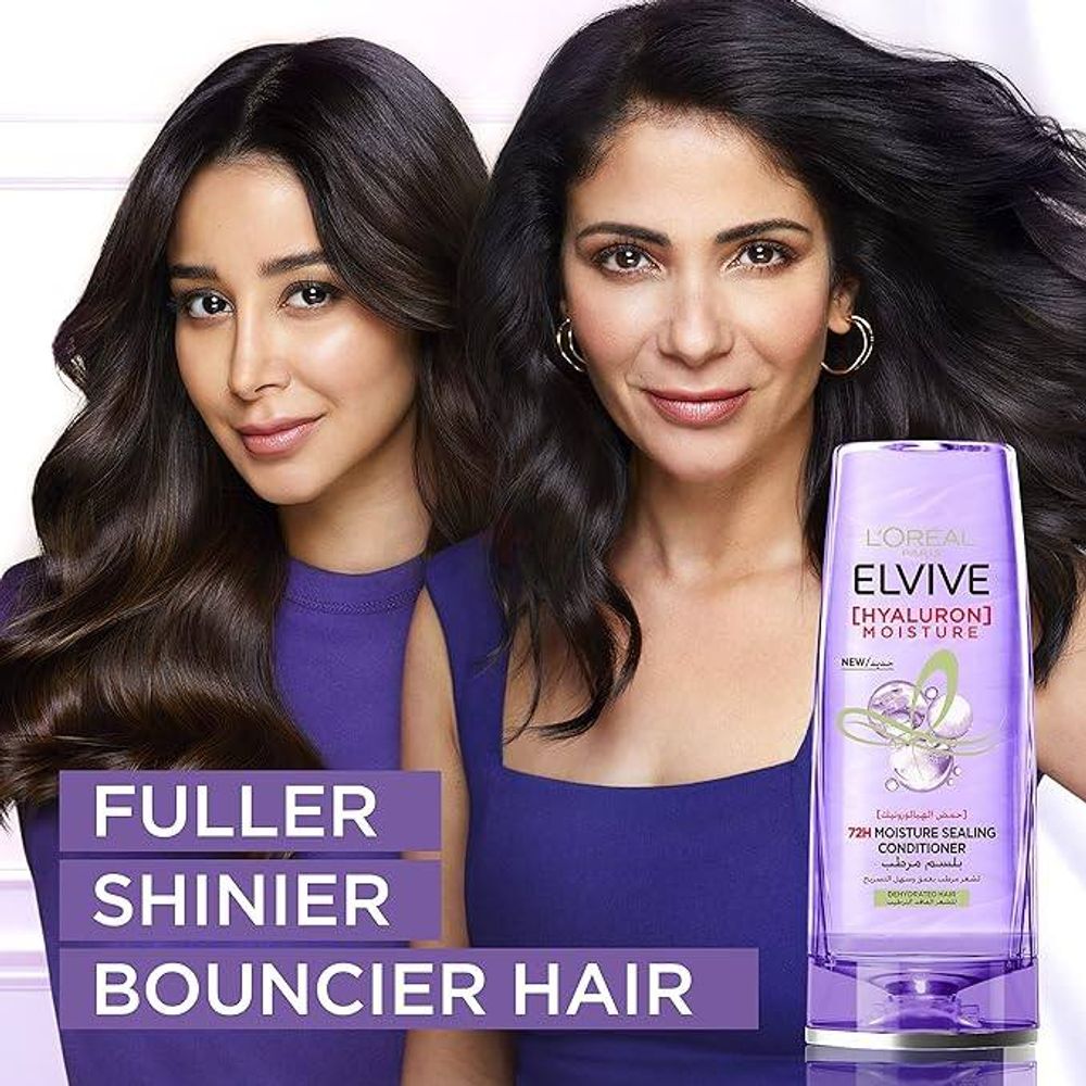 Loreal Paris Elvive Hyaluron 72H Moisture Sealing Conditioner (Made in Egypt) 360ml  