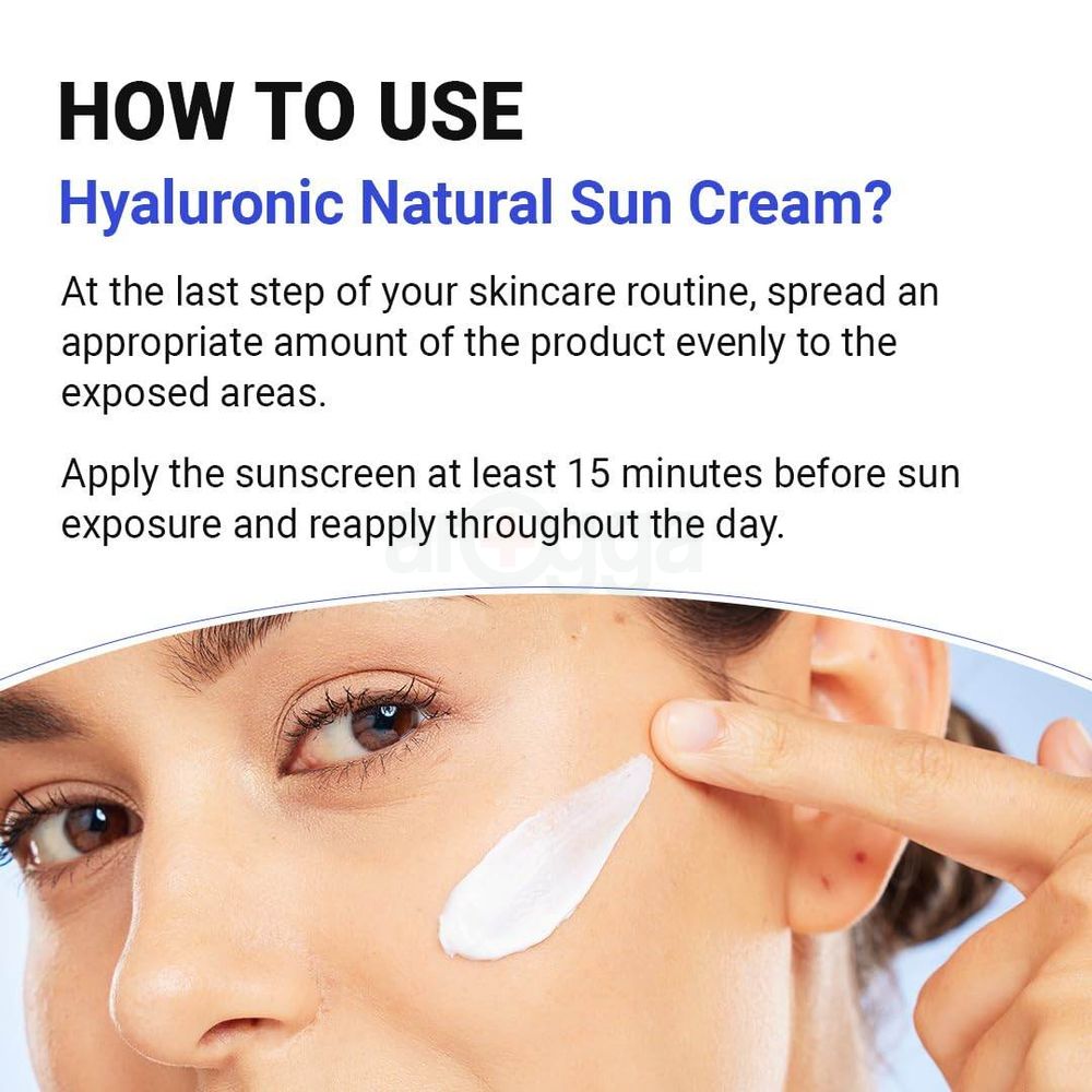 Isntree Hyaluronic Acid Natural Sun Cream with SPF 50+ PA++++ UVA/UVB  
