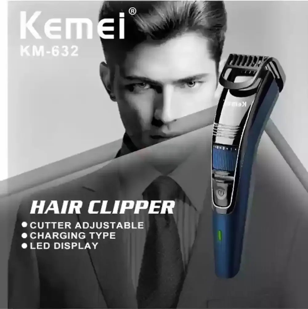 Kemei KM-632 Electric Hair Trimmer for Men  