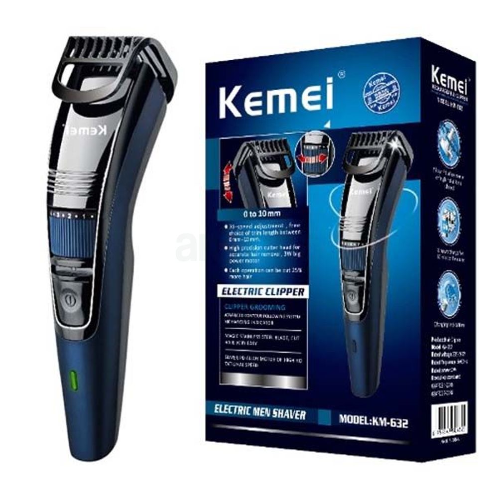 Kemei KM-632 Electric Hair Trimmer for Men  