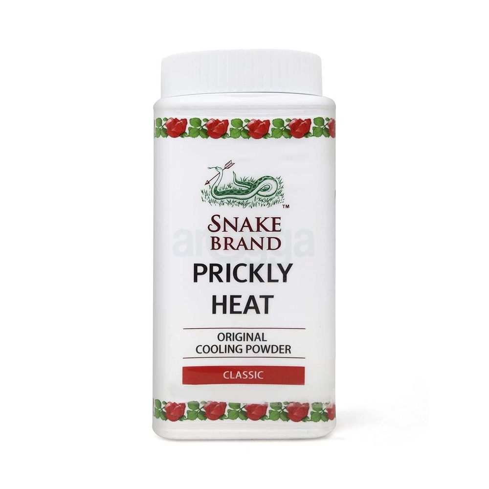 Snake Brand Prickly Heat Original Cooling Powder Classic  