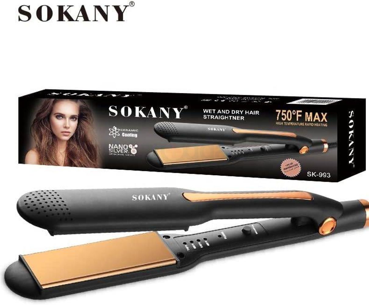 Sokany SK-993 Wet & Dry Hair Straightener  