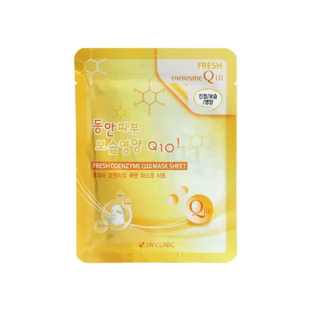 3W Clinic Fresh Coenzyme Q10 Sheet Mask  