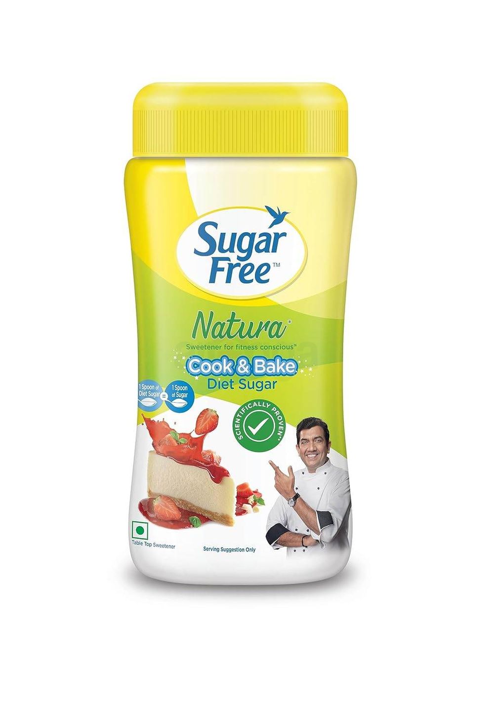 Sugar Free Natura Diet Sugar 220gm | India’s No.1 Sweetner | Sweet like Sugar with Low Calories| Scientifically Proven & Tested  