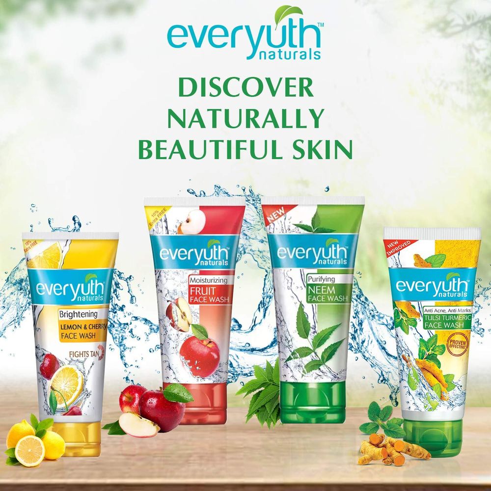 Everyuth Anti Acne ,Anti Marks Tulsi Turmeric Facewash 50g  