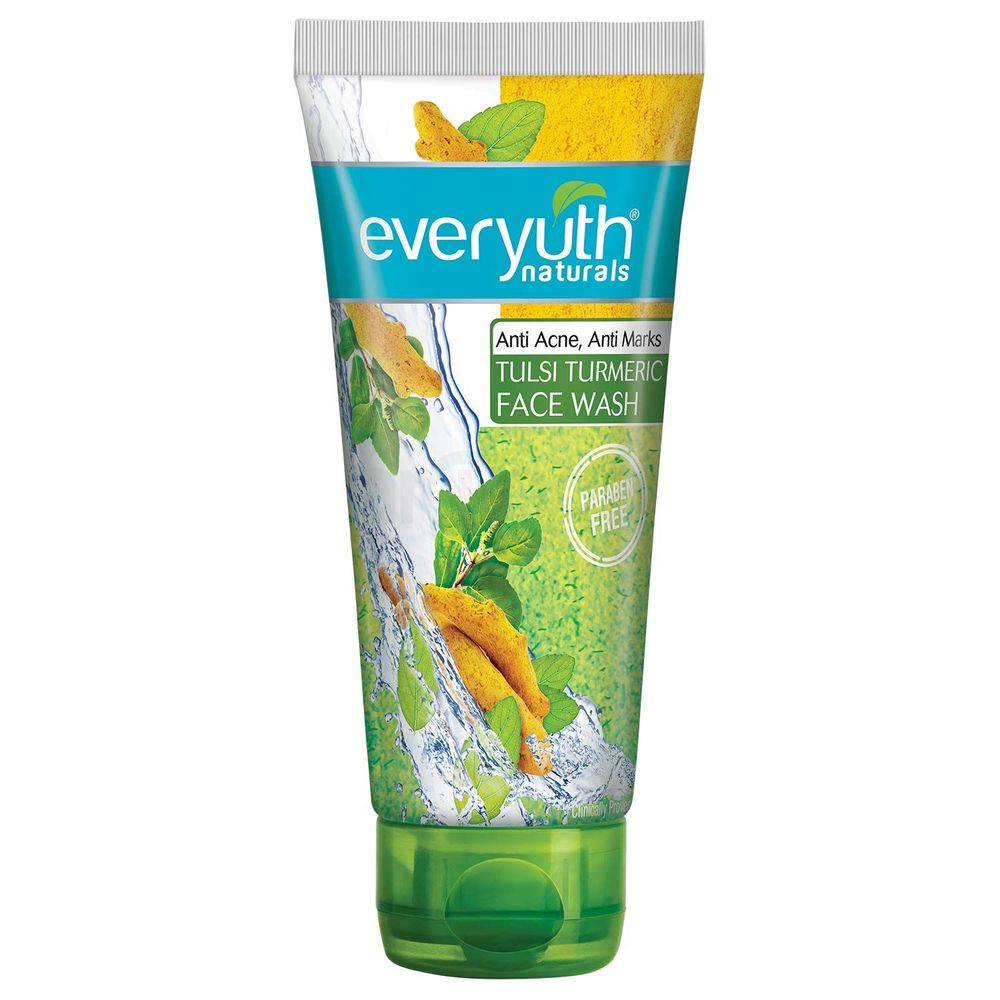 Everyuth Anti Acne ,Anti Marks Tulsi Turmeric Facewash 100g  