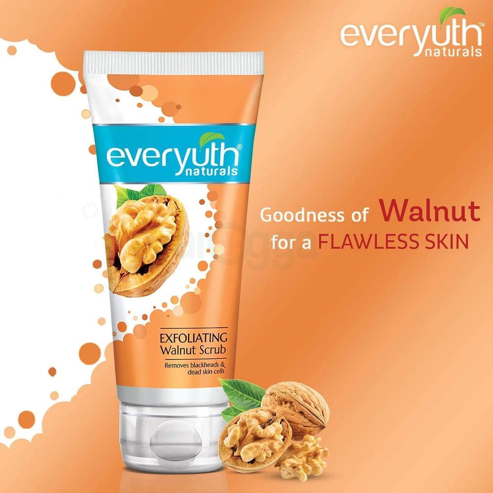 Everyuth Exfoliating Walnut Scrub Facewash 50g  