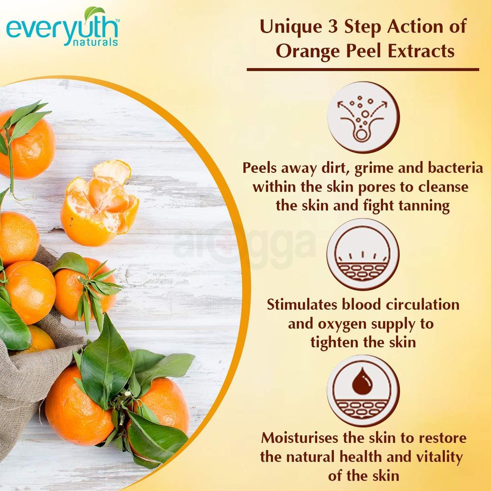 Everyuth Natural Glow Orange Peel-Off Mask Facewash 90g  