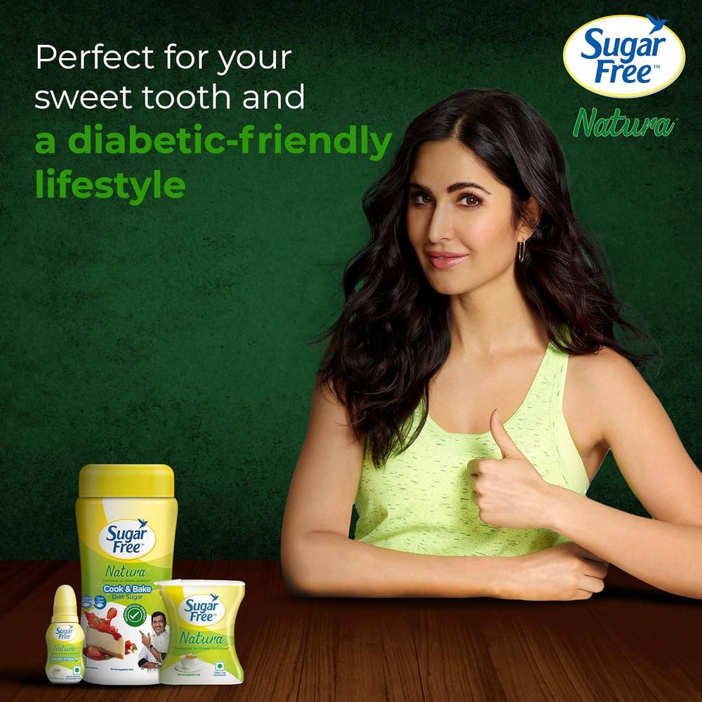 Sugar Free Natura, 25 Sachet |100% Safe| Scientifically Proven & Tested | Sweet like Sugar but with Zero Calories|  