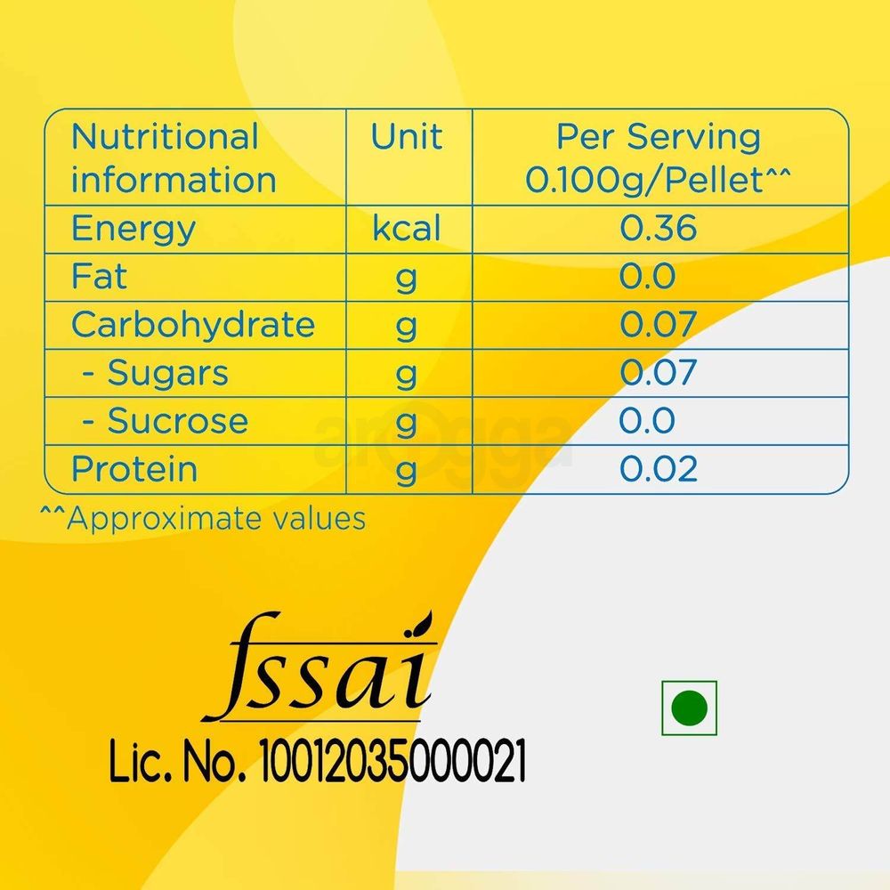 Sugar Free Gold is Equal to Zero Calories Sweetener Low Calorie Sugar Substitute 500 Pellets  