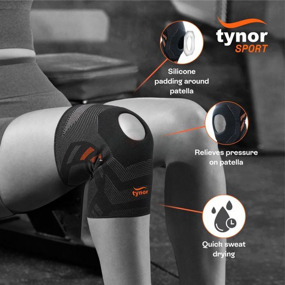 Tynor Sport Knee Cap Air Pro Open Patella L (Ref-101)  