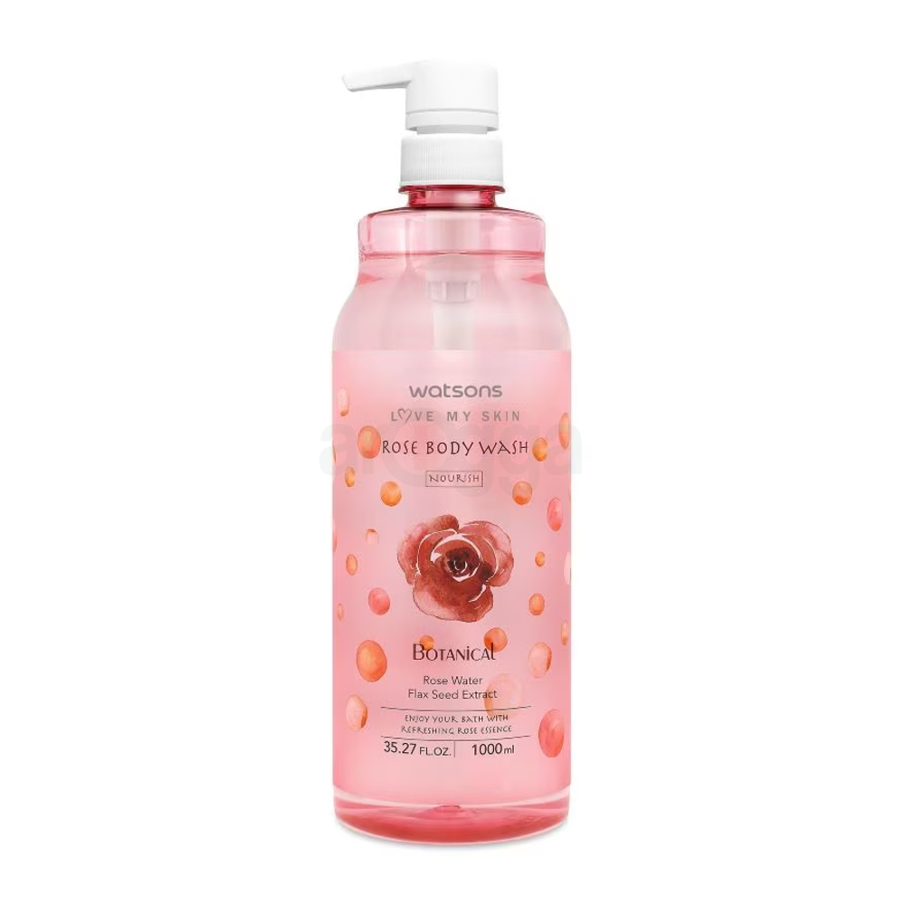 Watson Love My Skin Nourish Body Wash Rose  