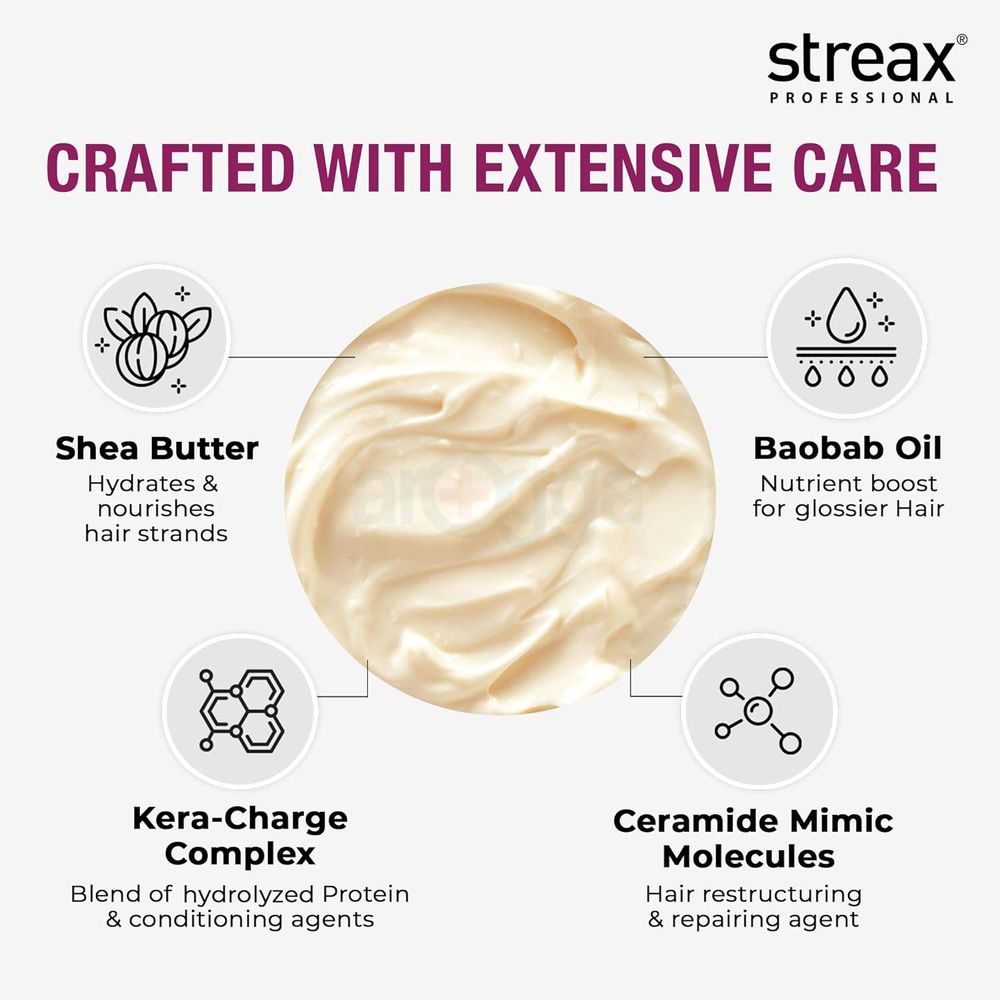 Streax Professional Canvo Line Conditioner for Keratin Treated & Straightened Hair  
