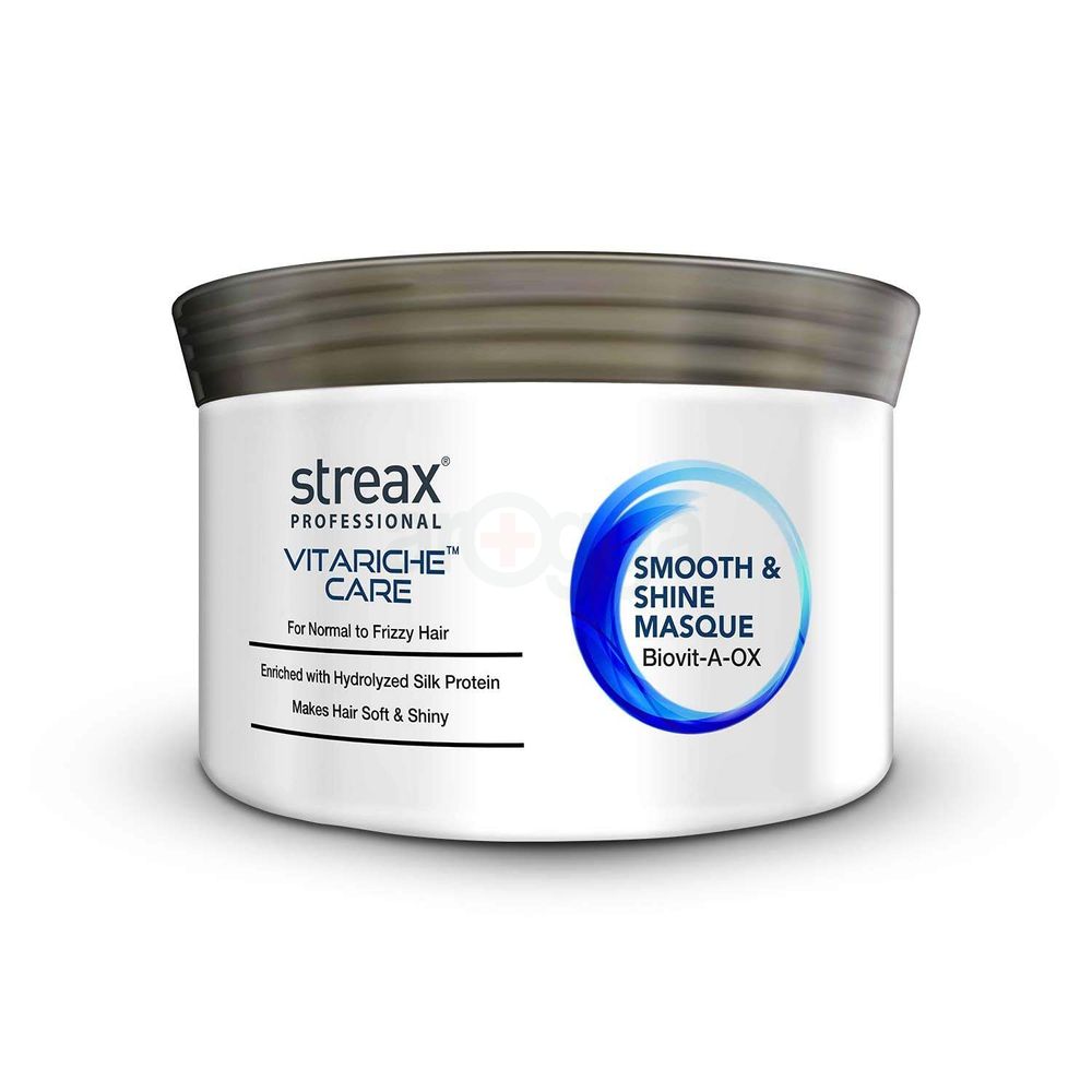 Streax Professional Vitariche Care Smooth and Shine Hair Masque for Dry & Fizzy Hair 200 mg  